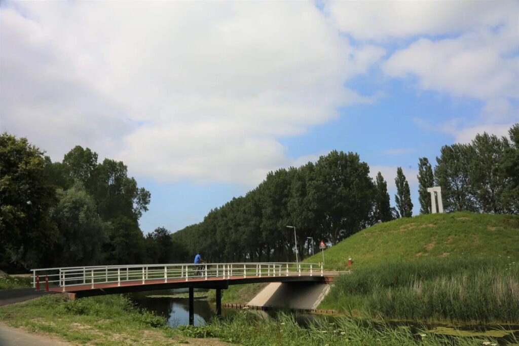 Fietsroute Waterliniepad batterij aan de Ijweg