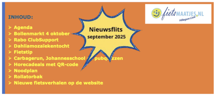 Inhoud nieuwsflits september 2025