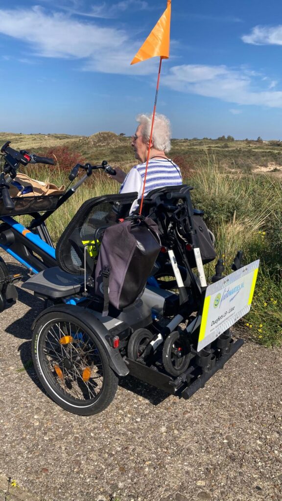 rollator in de rollatorbak
